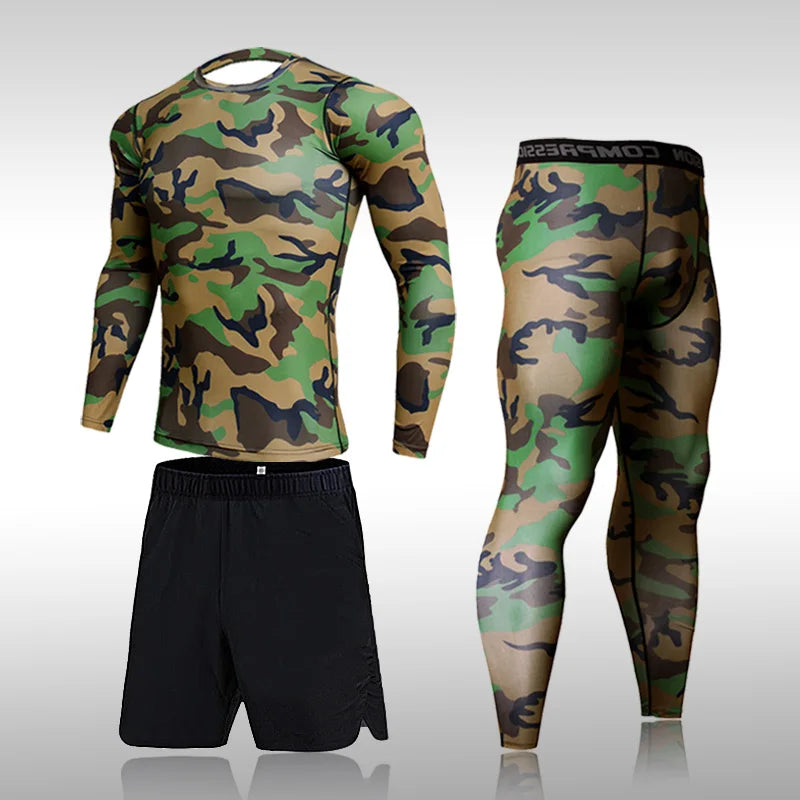 Camouflage Men's Running Sets