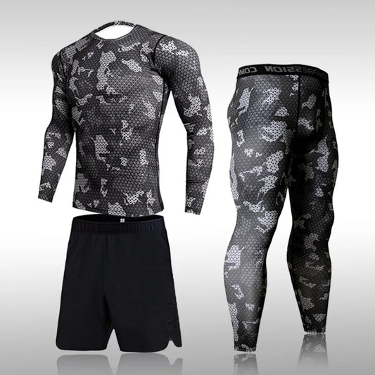 Camouflage Men's Running Sets