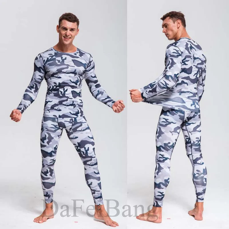 Camouflage Men's Running Sets