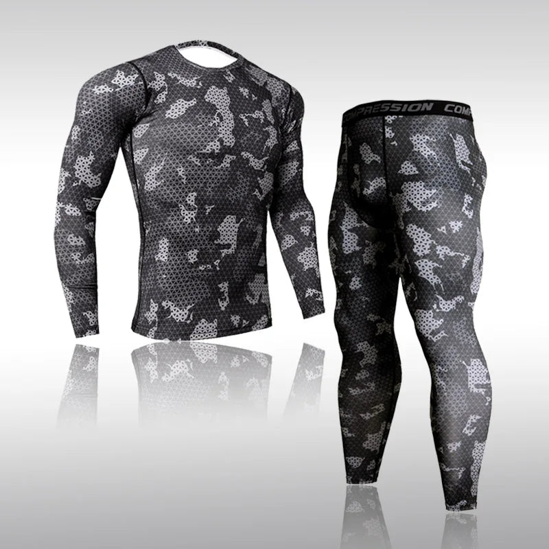 Camouflage Men's Running Sets