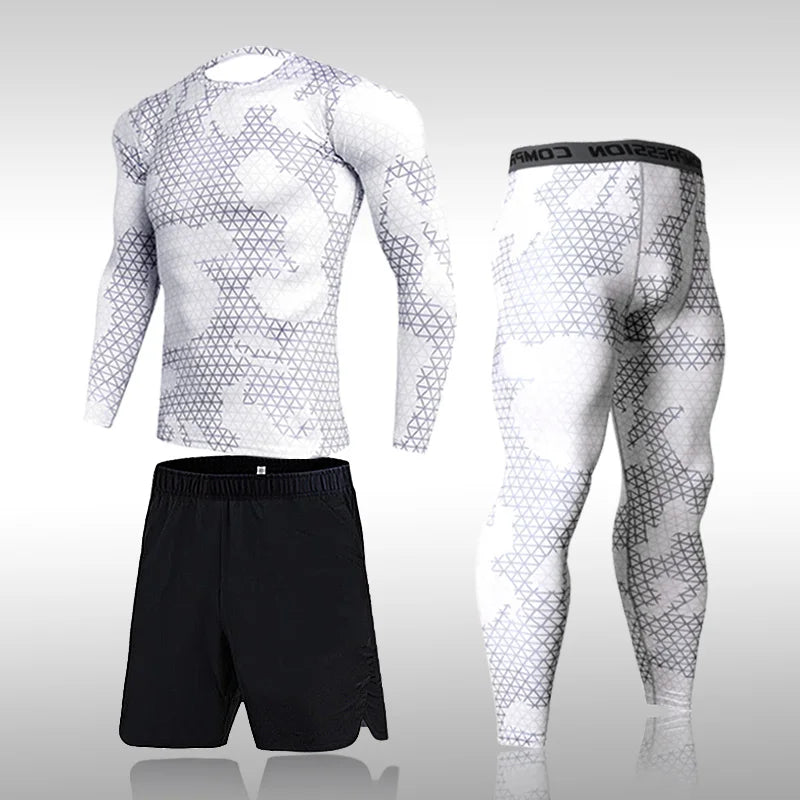 Camouflage Men's Running Sets